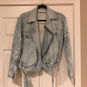Laundry Room Moto Denim Jacket